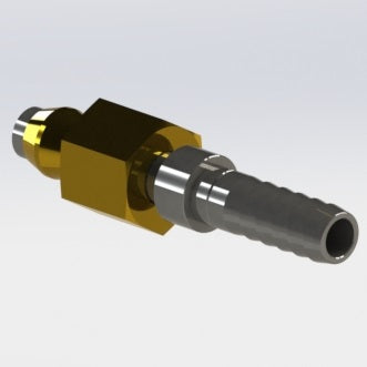 7280:  3/8″ Female Flare Compression to 1/4″ Barb