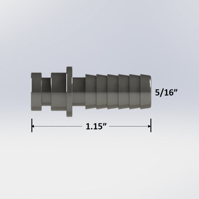 3040:  WunderBar Inlet to 5/16″ Barb Adapter