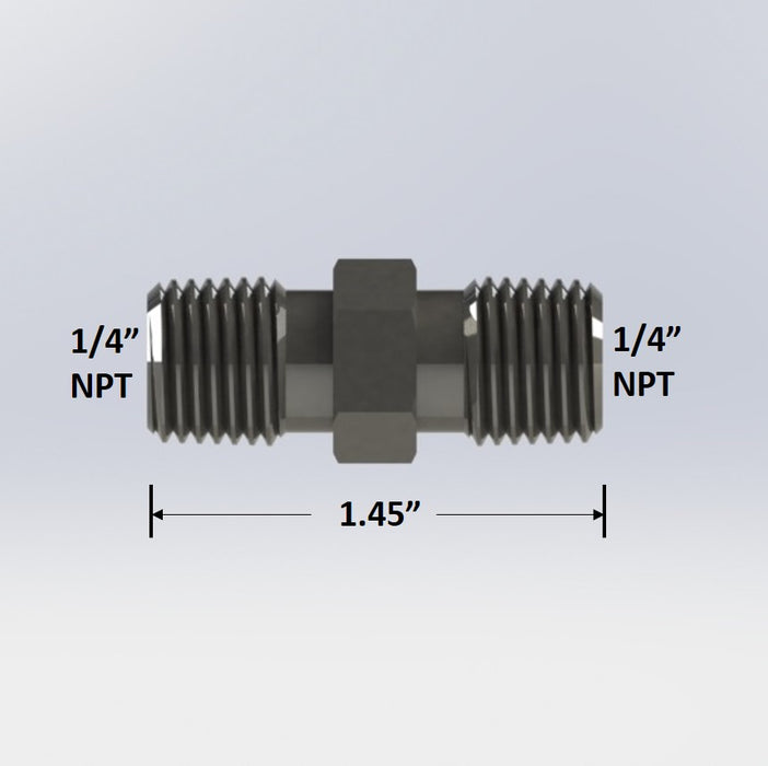 3246:  1/4" Male NPT to 1/4" Male NPT Adapter