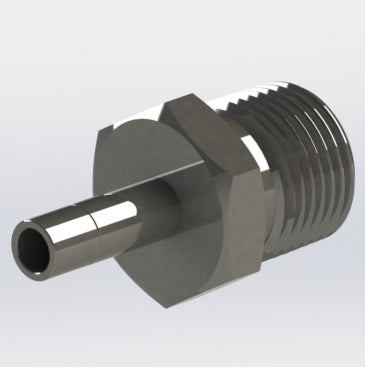 7255:  3/8" Male NPT to 1/4" Quick Disconnect Adapter