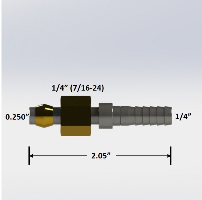 Interstate Pneumatics FGM016 Interstate Pneumatics FGM016 3/4\" GHT Male X 3 8 Male Npt Hose Fitting