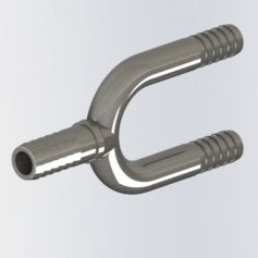 7648:  5/16″ Barbed Ubend Manifold with 3/8" Barb